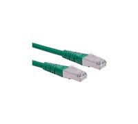 Roline - Cordon de raccordement - RJ-45 (M) pour RJ-45 (M) - 7 m - SFTP - CAT 6 - vert
