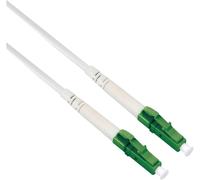 ROLINE Cordon FO 9/125µm OS2, LC-APC/LC-APC, simplex, armé dacier, LSOH, blanc, 3 m