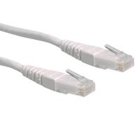 ROLINE Cordon LAN Cat 6 | Câble réseau UTP Ethernet avec connecteur RJ45 | blanc 1,5 m