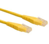 ROLINE Cordon LAN Cat 6 | Câble réseau UTP Ethernet avec connecteur RJ45 | jaune 1,5 m