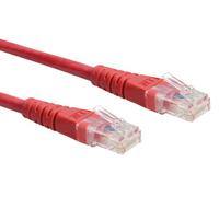 ROLINE Cordon LAN Cat 6 | Câble réseau UTP Ethernet avec connecteur RJ45 | rouge 3 m