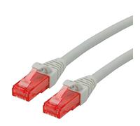 ROLINE Cordon LAN Cat 6 Component Level | Câble réseau UTP Ethernet avec connecteur RJ45 | gris 2 m