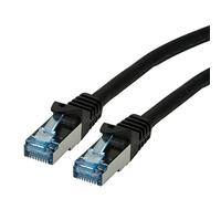 ROLINE Cordon LAN Cat 6A - Component Level - Câble réseau S/FTP Ethernet avec connecteur RJ45 - noir 1,5 m