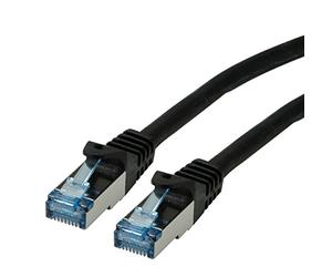 ROLINE Cordon LAN Cat 6A | Component Level | Câble réseau S/FTP Ethernet avec connecteur RJ45 | noir 15 m
