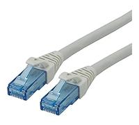 ROLINE Cordon LAN Cat 6A Component Level | Câble réseau UTP Ethernet avec connecteur RJ45 | gris 1,5 m