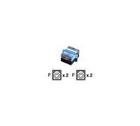 Roline - Coupleur réseau - mode unique LC (M) pour mode unique LC (F) - fibre optique