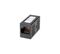 Roline - Coupleur réseau - RJ-45 (F) pour RJ-45 (F) - non blindé - CAT 6 - noir - (quantité par pack : 200)