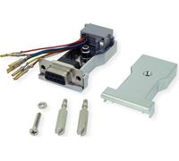 ROLINE DB9 femelle-RJ45 femelle 8P/8C 8Ltg. argenté