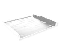 ROLINE Étagère 19 Pouces 1 U 400 T, capacité de Charge 15 kg, Grise