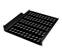 ROLINE Étagère 19 Pouces 2 U 550 T, capacité de Charge 25 kg, Noir