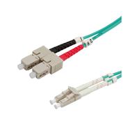 Roline Fibre Optic Jumper Cable - Câble réseau - LC multi-mode (M) pour SC multi-mode (M) - 0.5 m - fibre optique - 50 / 125 microns - OM3 -