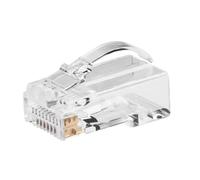 ROLINE Fiche RJ45, Non blindée, Cat.6/6A EA), Passage Simple, pour Fils rigides/toronnés, Lot de 10