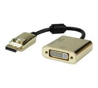 ROLINE GOLD Adaptateur DisplayPort-DVI avec câble | DP M - DVI F | 0,15 m