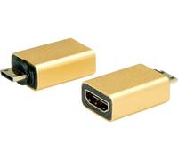 ROLINE GOLD Adaptateur HDMI, HDMI F - HDMI Mini M