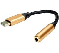 ROLINE Gold Adaptateur USB Type C vers Audio 3,5 mm St/BU 0,13 m