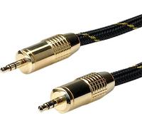 ROLINE GOLD Câble de raccordement 3,5mm audio M / M, 10,0 m