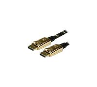 Roline Gold - Câble DisplayPort - DisplayPort (M) pour DisplayPort (M) - 1 m - noir, or