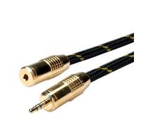Roline Gold Câble Prolongateur 3,5mm Audio M / F 5,0m
