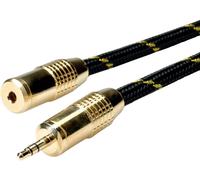 ROLINE GOLD Câble prolongateur 3,5mm audio M / F, 5 m