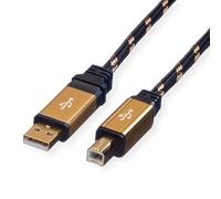 ROLINE GOLD Câble USB 2.0, type A-B, 4,5m
