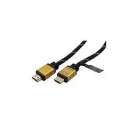 Roline Gold HDMI High Speed Cable with Ethernet - Câble HDMI avec Ethernet - HDMI mâle pour HDMI mâle - 2 m - double blindage - noir