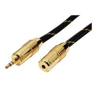 Roline Gold - Rallonge de câble audio - jack mini femelle pour jack mini mâle - 2.5 m