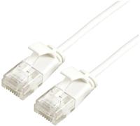 Roline green 21.44.0985 RJ45 Câble réseau, câble patch CAT 6a U/UTP 5.00 m blanc non blindé, sans halogène, ignifuge 1 pc(s)