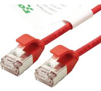 Roline green 21.44.3317 RJ45 Câble réseau, câble patch CAT 6a U/FTP 5.00 m rouge (clair) non blindé, sans halogène, ignifuge 1 pc(s)