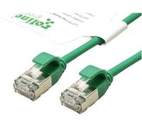 Roline green 21.44.3336 RJ45 Câble réseau, câble patch CAT 6a U/FTP 3.00 m vert non blindé, sans halogène, ignifuge 1 pc(s)