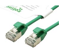 Roline green 21.44.3337 RJ45 Câble réseau, câble patch CAT 6a U/FTP 5.00 m vert non blindé, sans halogène, ignifuge 1 pc(s)