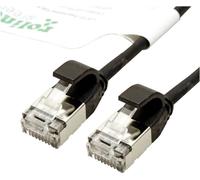 Roline green 21.44.3357 RJ45 Câble réseau, câble patch CAT 6a U/FTP 5.00 m noir non blindé, sans halogène, ignifuge 1 pc(s)