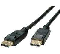 ROLINE GREEN 11.44.5812 : Câble DisplayPort 1.4 Mâle/Mâle 3m, 7680x4320 (8K) 120Hz, DSC 1.2a, TPE, sans halogène, Noir