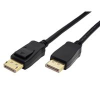 ROLINE GREEN Câble DisplayPort v2.0, 10K@60Hz, 54 Gbit/s, UHBR13.5, DP ST - ST, noir, 2 m