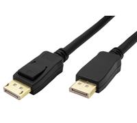 ROLINE GREEN Câble DisplayPort v2.1, 16K@60Hz, 80 Gbit/s, UHBR20, DP St - St, Noir, 3 m