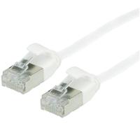 ROLINE GREEN Cordon DataCenter U/FTP Cat.6A (Classe EA), LSOH, slim, blanc, 2 m