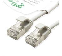ROLINE GREEN U/FTP Patchcable Cat.6A (Class EA), LSOH, slim, grau, 5 m