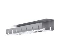 Roline - Guide pour câbles - montable sous bureau - argent (pack de 2)