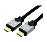 Roline High Speed - Câble HDMI avec Ethernet - HDMI mâle pour HDMI mâle - 1 m - double blindage - noir / argent