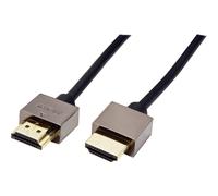 Roline High Speed - Câble HDMI avec Ethernet - HDMI mâle pour HDMI mâle - 2 m - blindé - noir