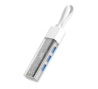 ROLINE Hub Mobile USB 3.2 Gen 1, 4 Voies, câble de raccordement de Type A+C