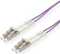 Roline LC/LC OM4 5m, LC, LC, mâle/mâle, 5 m, 2 mm, PVC