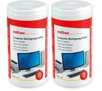 ROLINE Lingettes de nettoyage universelles, 100 pièces (Lot de 2)