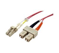 Roline LWL - Cordon de raccordement - LC multi-mode (M) pour SC multi-mode (M) - 2 m - 2 m - fibre optique - duplex - 50 / 125 microns - OM4 - violet
