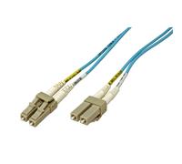ROLINE LWL-Kabel 50/125µm OM3, LC/LC, turcis, 1 m