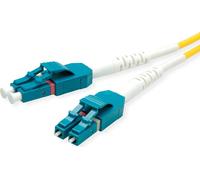 ROLINE LWL-Kabel Duplex, Single Mode 9/125µm OS2, LC/LC, gelb, 3 m
