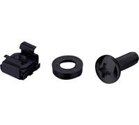 ROLINE Matériel de montage pour composants 19, M5, 100 pièces, noir