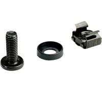 ROLINE Matériel de montage pour composants 19, M6, 100 pièces, noir