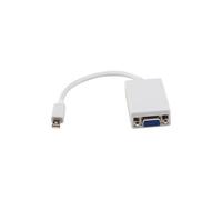 ROLINE Mini DisplayPort-VGA Adapter - Convertisseur vidéo - DisplayPort, RGB, VGA - blanc