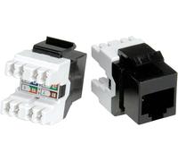 Roline keystone jack,cat5e,utp,noir 26.11.0342