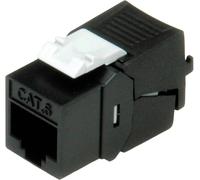 Rotronic Roline 26110352 Cat. 6 Keystone, Non blindé werkzeuglos Module Noir